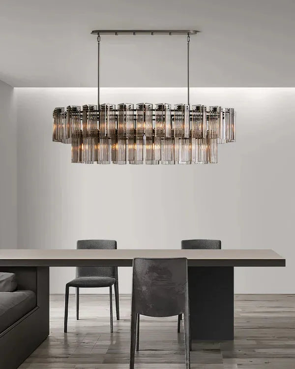 Delsie Oval Chandelier 51''63''72'' - view 12