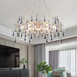 Avis Crystal Raindrop Branch Chandelier