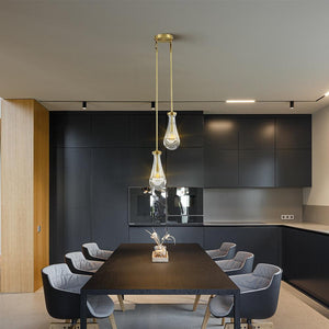 Raindrop 2-Light Rod Round Chandelier - view 5