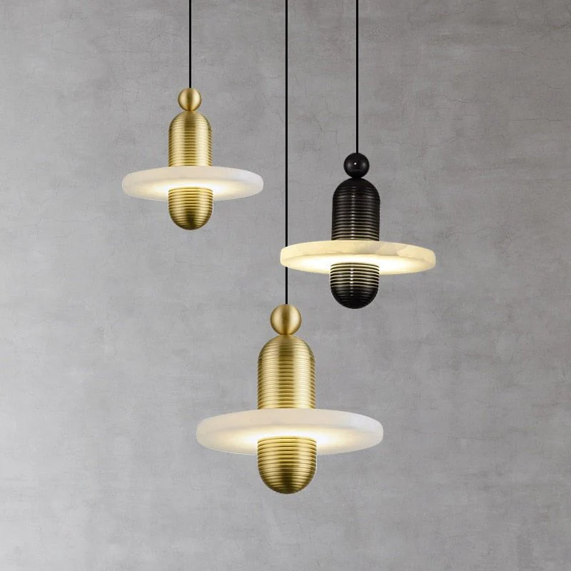 Ophelia Alabaster Pendant Light, chandelier