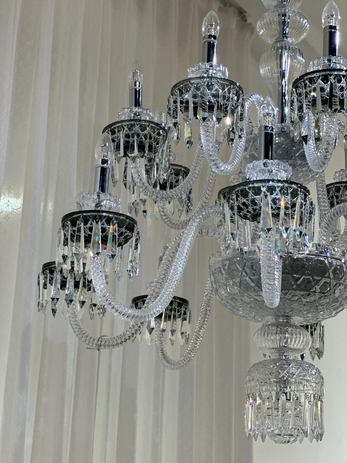 Elegant Crystal Chandelier in Italian Style for Bedroom and Living Room - view 20
