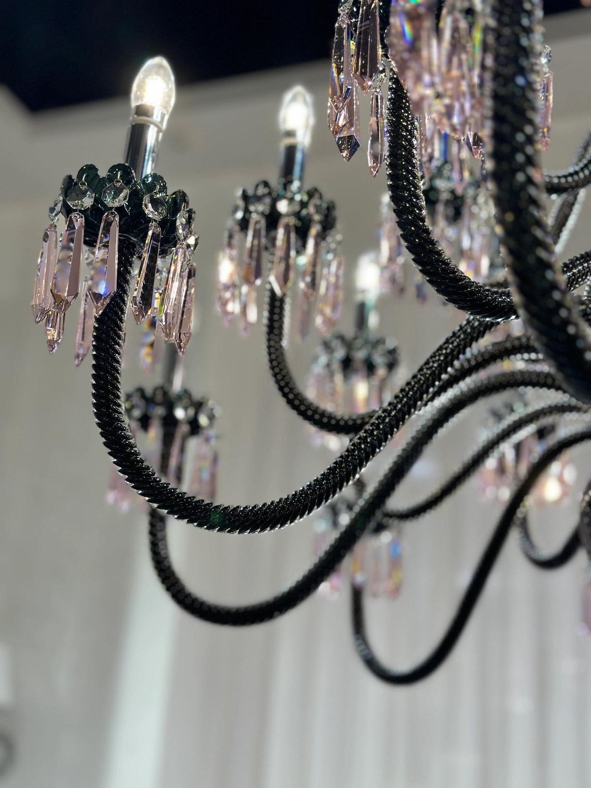 Luxury Empire Colorful Crystal Chandelier for Living Room/Bedroom/Entryway/Hotel/Restaurant - view 7