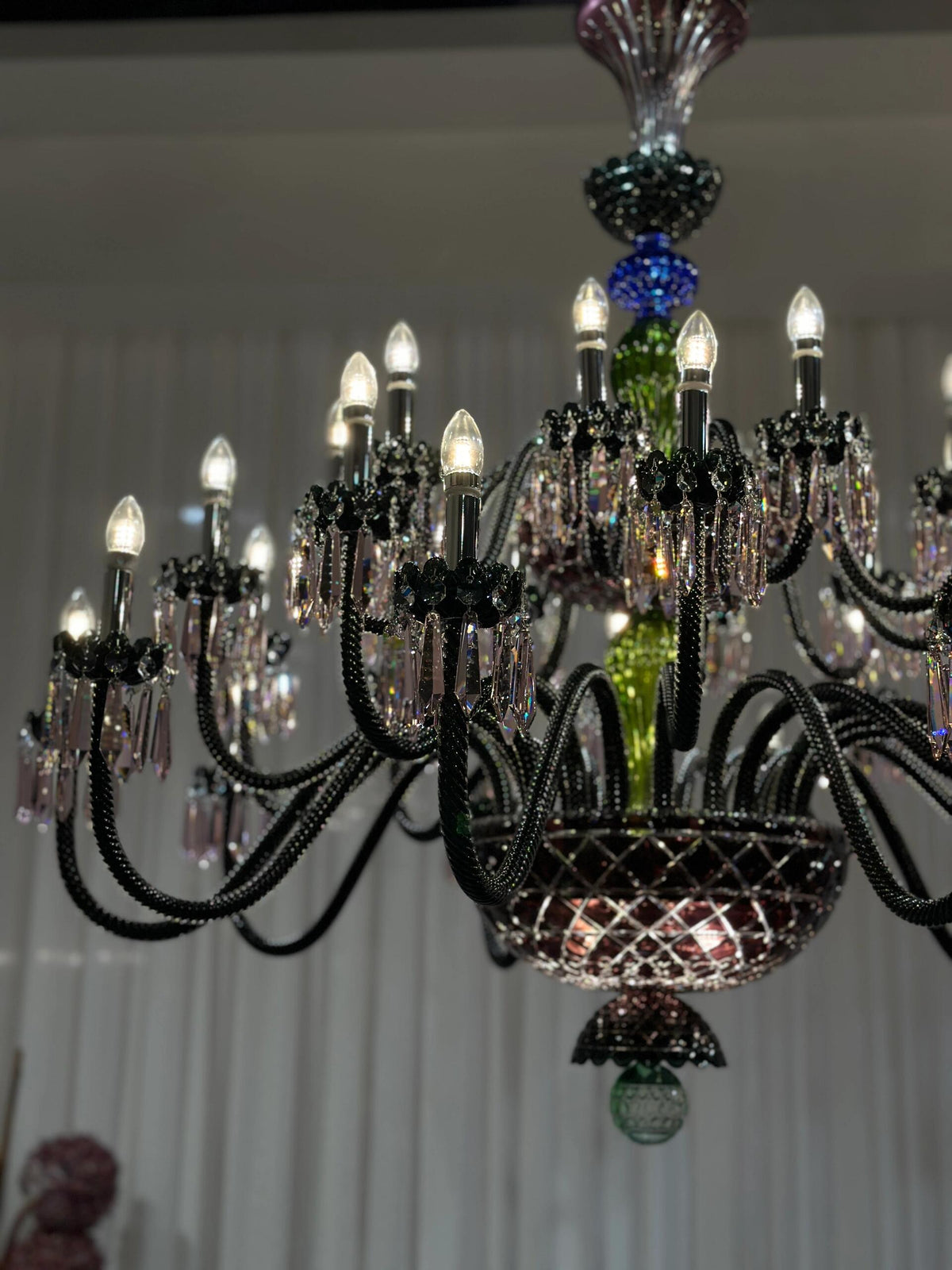 Luxury Empire Colorful Crystal Chandelier for Living Room/Bedroom/Entryway/Hotel/Restaurant - view 6