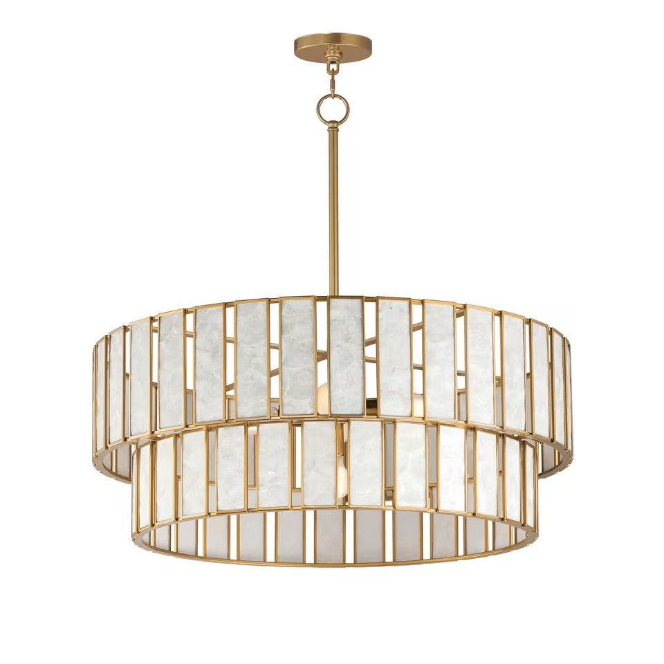 Miramar Round 2-Tier Chandelier, two-tier
