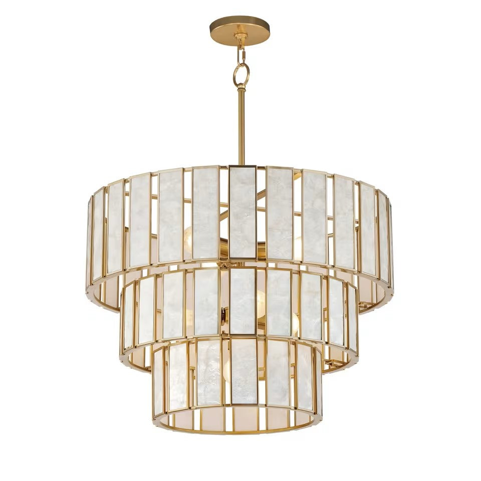 Miramar Round 3-Tier Chandelier, three-tier