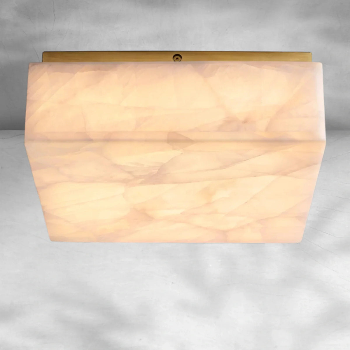 Riora Calcite Square Flushmount 6"10"14", flush mount - view 7