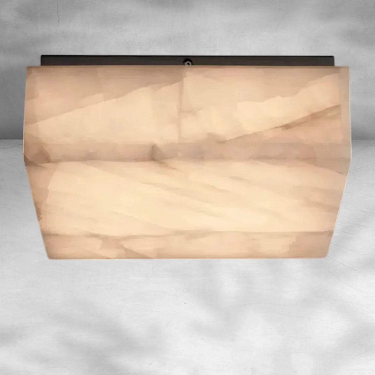 Riora Calcite Square Flushmount 6"10"14", flush mount - view 8