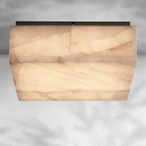 Riora Calcite Square Flushmount 6"10"14", flush mount - view 8