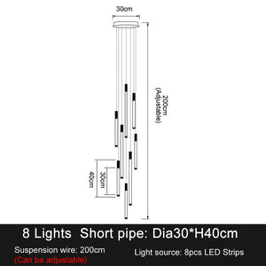 La Barra Staircase Foyer Chandelier - view 8