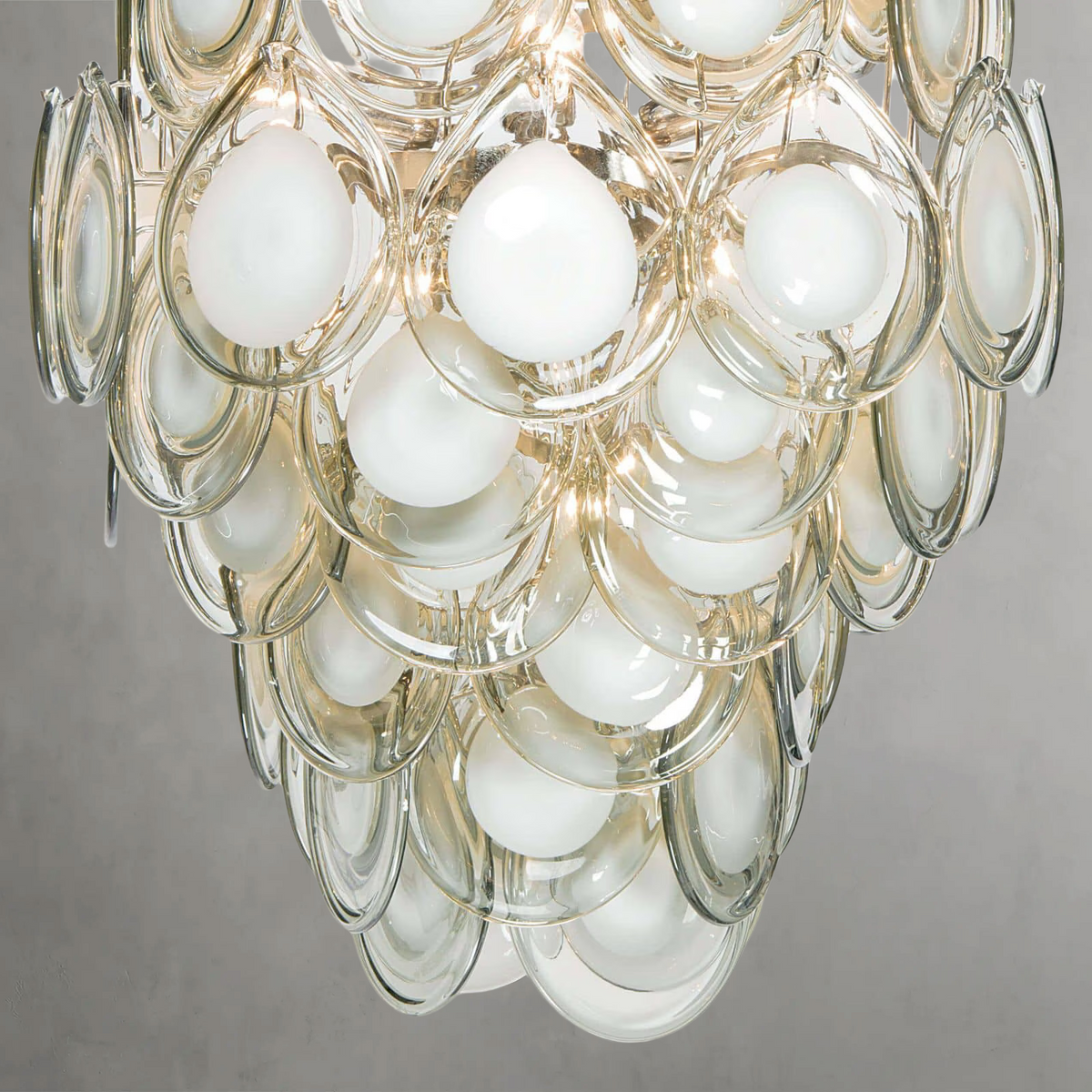 Montara Chandelier, glass in grey - view 3