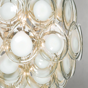 Montara Chandelier, glass in grey - view 4