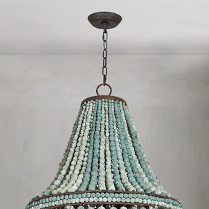 Marisol Chandelier, wood in white - view 5
