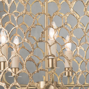Sorelle Chandelier, brass in natural brass - view 4