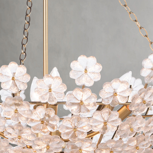 Riviera Chandelier, steel in natural brass - view 5