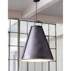 Vertelle Maid Chandelier Large, steel in white - view 6