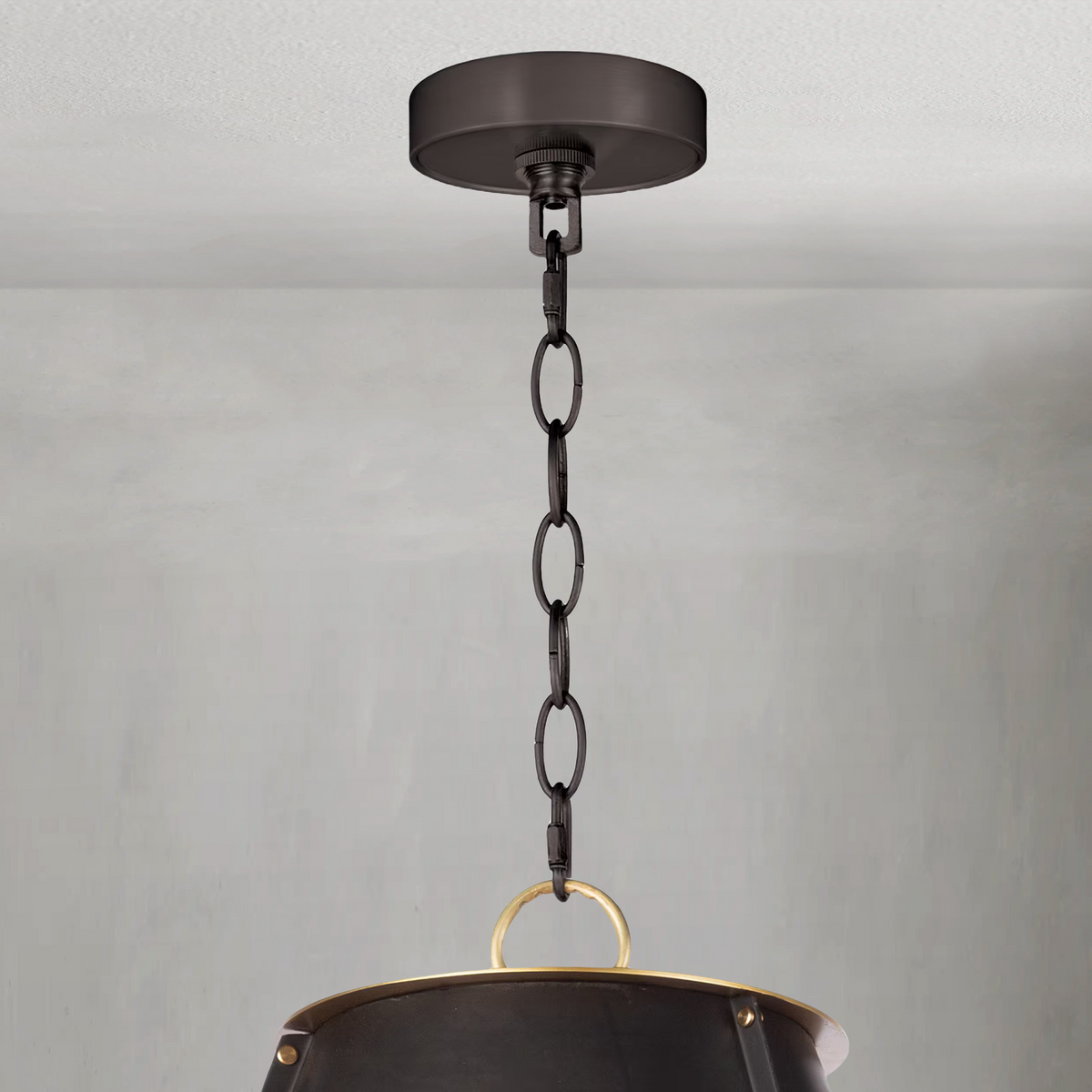Vertelle Maid Chandelier Large, steel in white - view 5