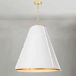 Vertelle Maid Chandelier Large, steel in white - view 7