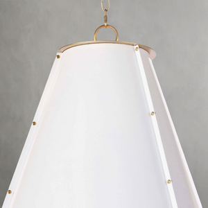 Vertelle Maid Chandelier Large, steel in white - view 9