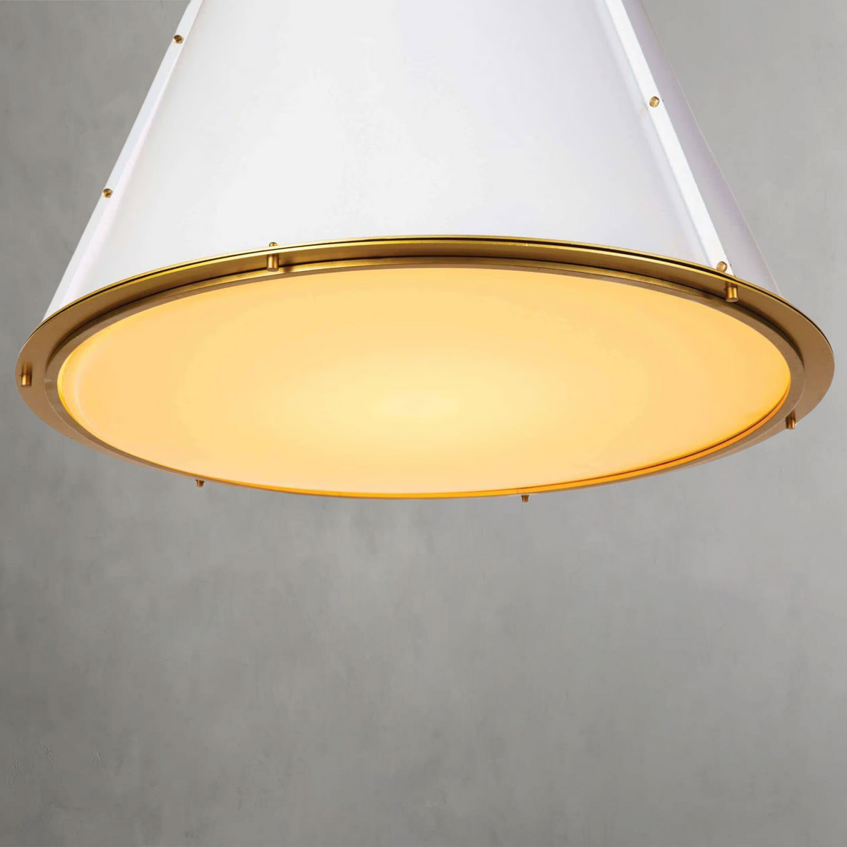Vertelle Maid Chandelier Large, steel in white - view 10