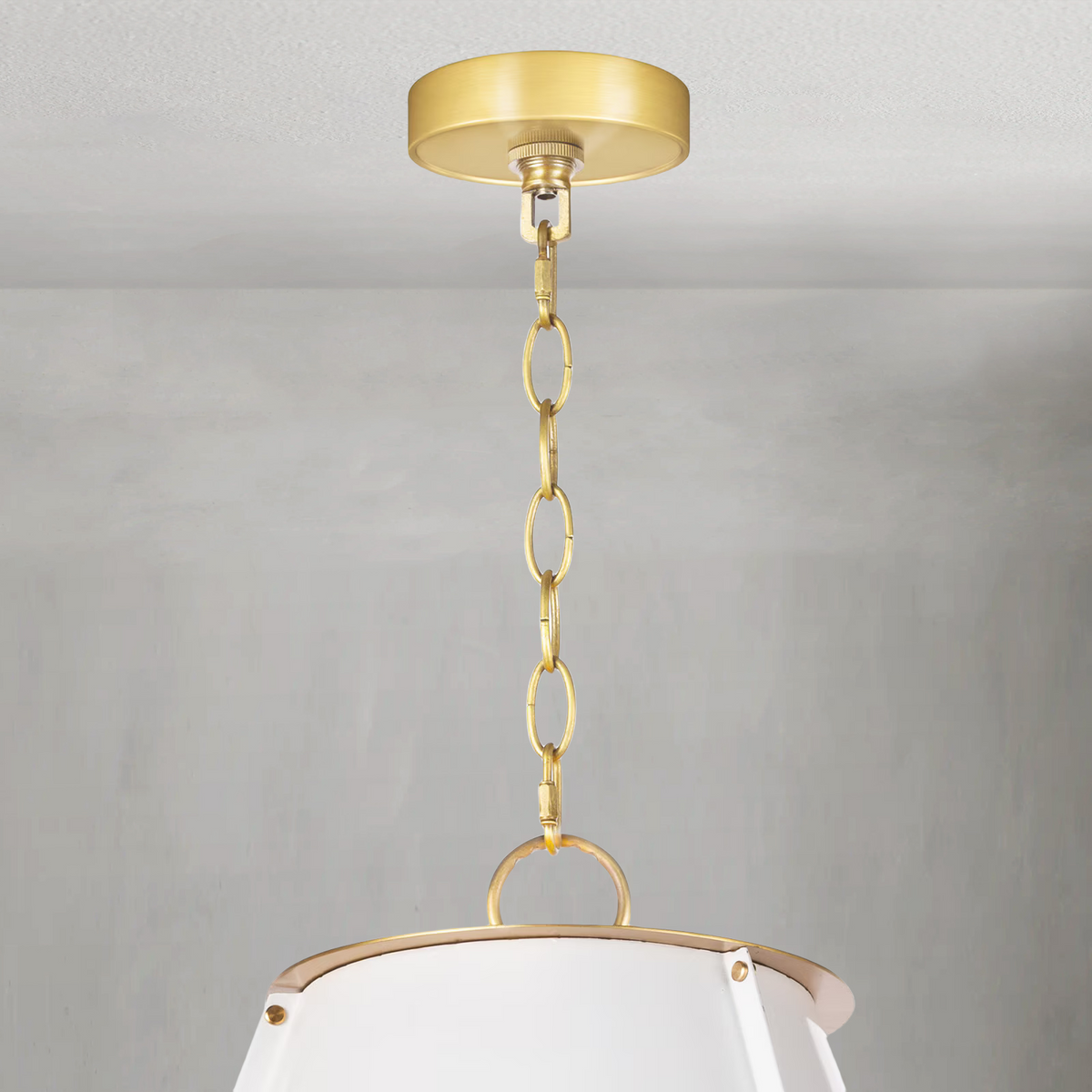 Vertelle Maid Chandelier Large, steel in white - view 11