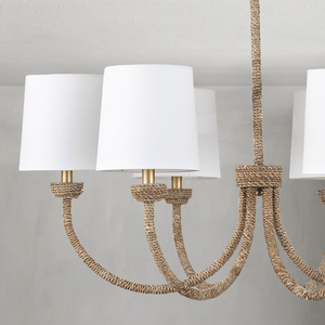 Marina Light  Chandelier Small, in natural - view 3