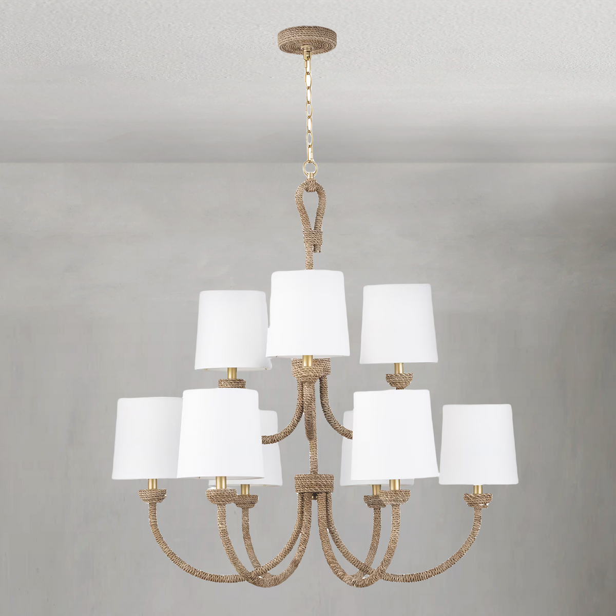 Marina Light Chandelier Large, in natural