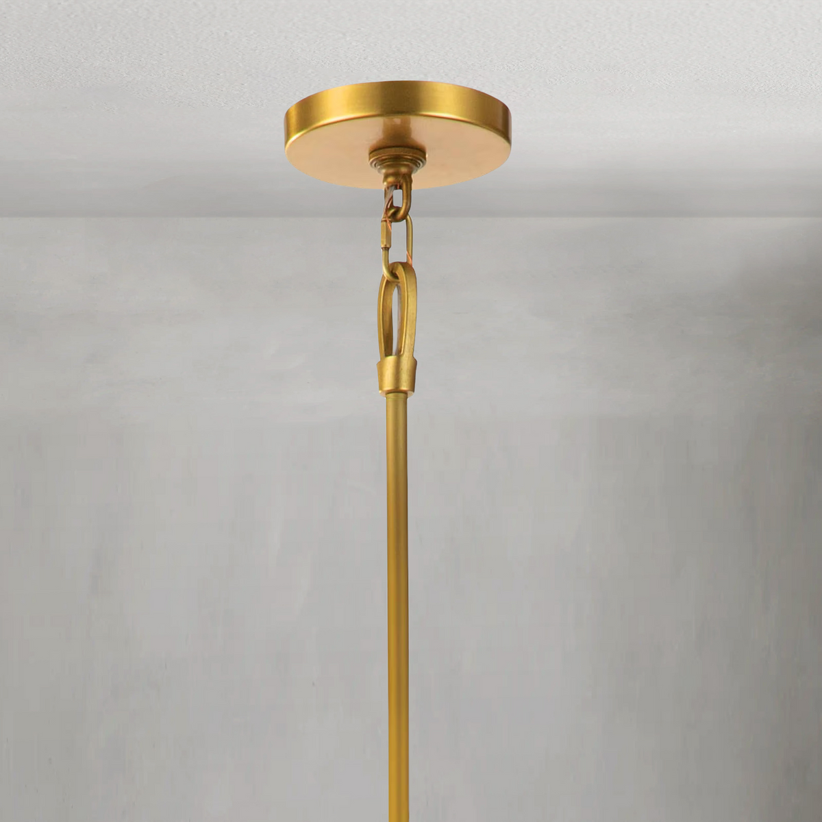 Verith Chandelier, steel in natural brass - view 6