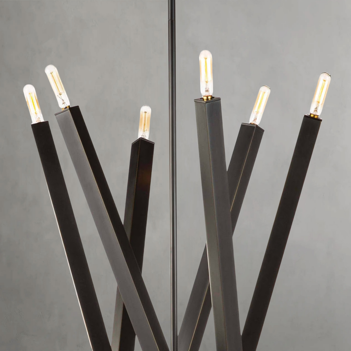 Verith Chandelier, steel in natural brass - view 10