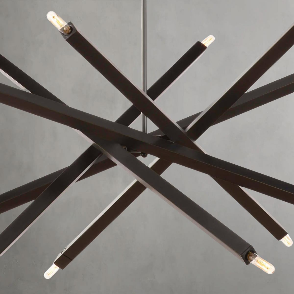 Verith Chandelier, steel in natural brass - view 11