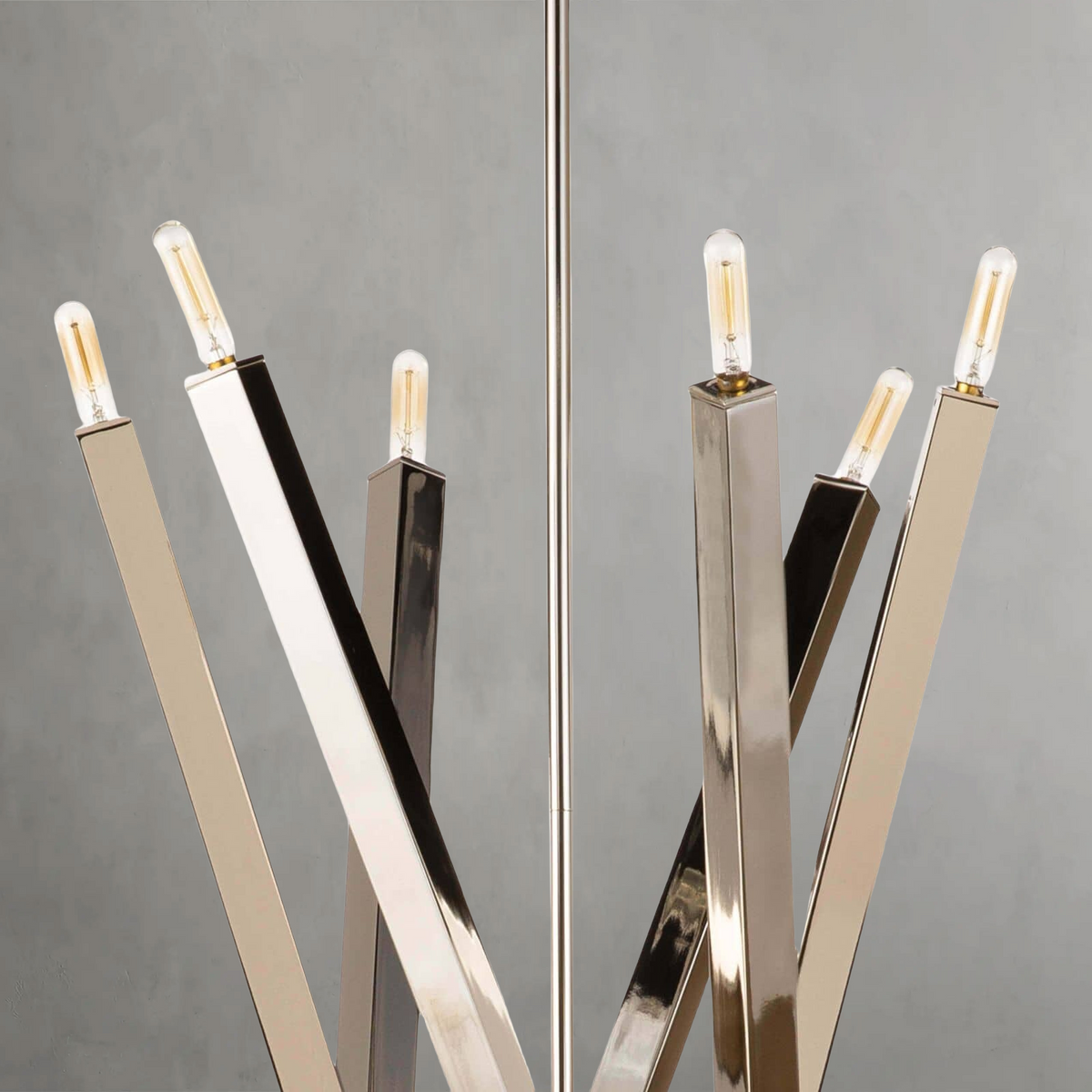 Verith Chandelier, steel in natural brass - view 16