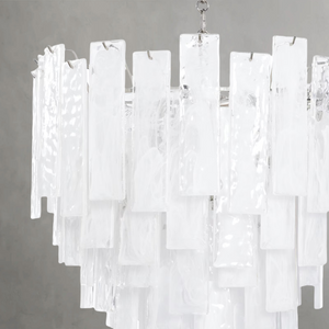 Tidelle Nickel Clear Glass Chandelier Small - view 3