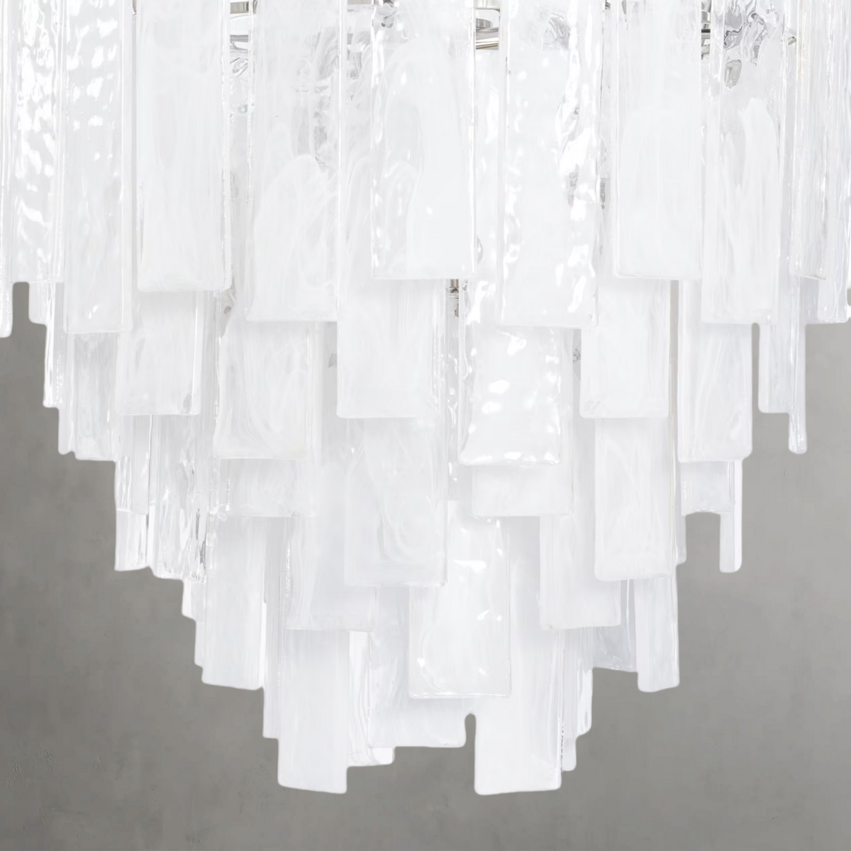 Tidelle Nickel Clear Glass Chandelier Small - view 4