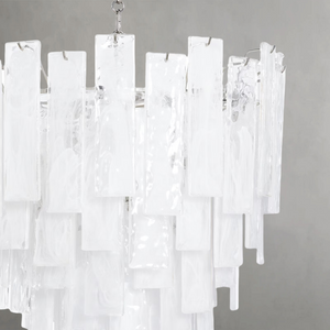Tidelle Nickel Clear Glass Chandelier Small - view 5