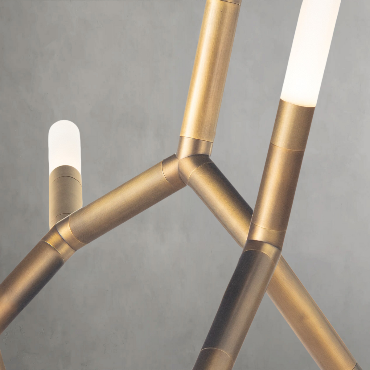 Magnith Chandelier, steel in polished nickel - view 3