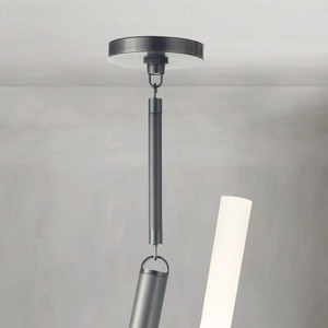 Magnith Chandelier, steel in polished nickel - view 6