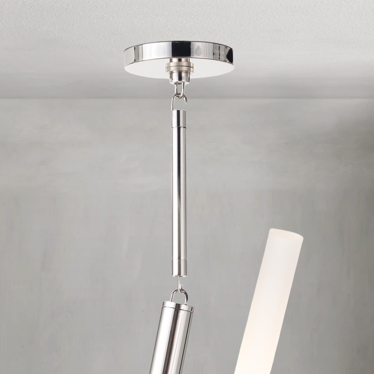 Magnith Chandelier, steel in polished nickel - view 10