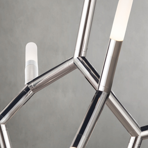 Magnith Chandelier, steel in polished nickel - view 11