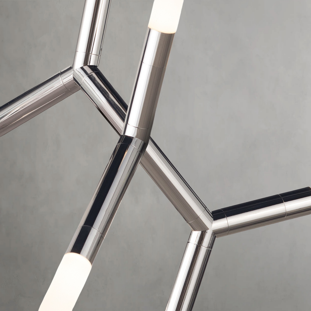 Magnith Chandelier, steel in polished nickel - view 12