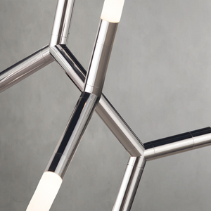 Magnith Chandelier, steel in polished nickel - view 12