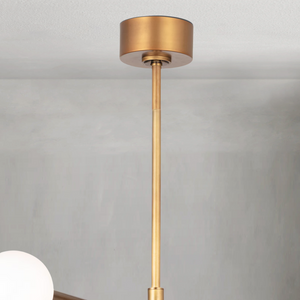 Montclair Chandelier, steel in polished nickel - view 8