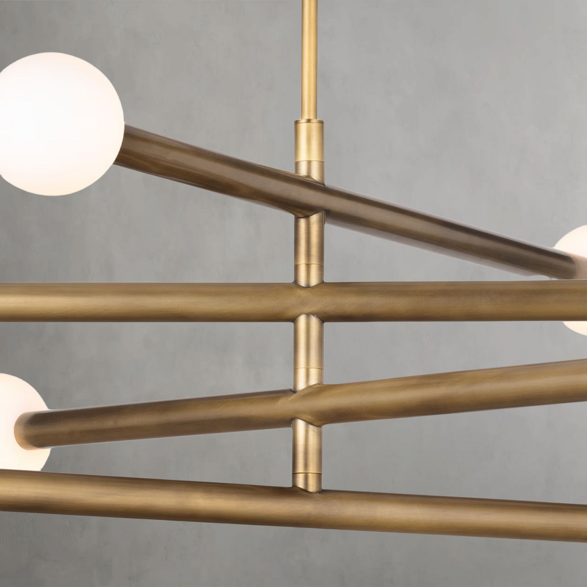 Montclair Chandelier, steel in polished nickel - view 9