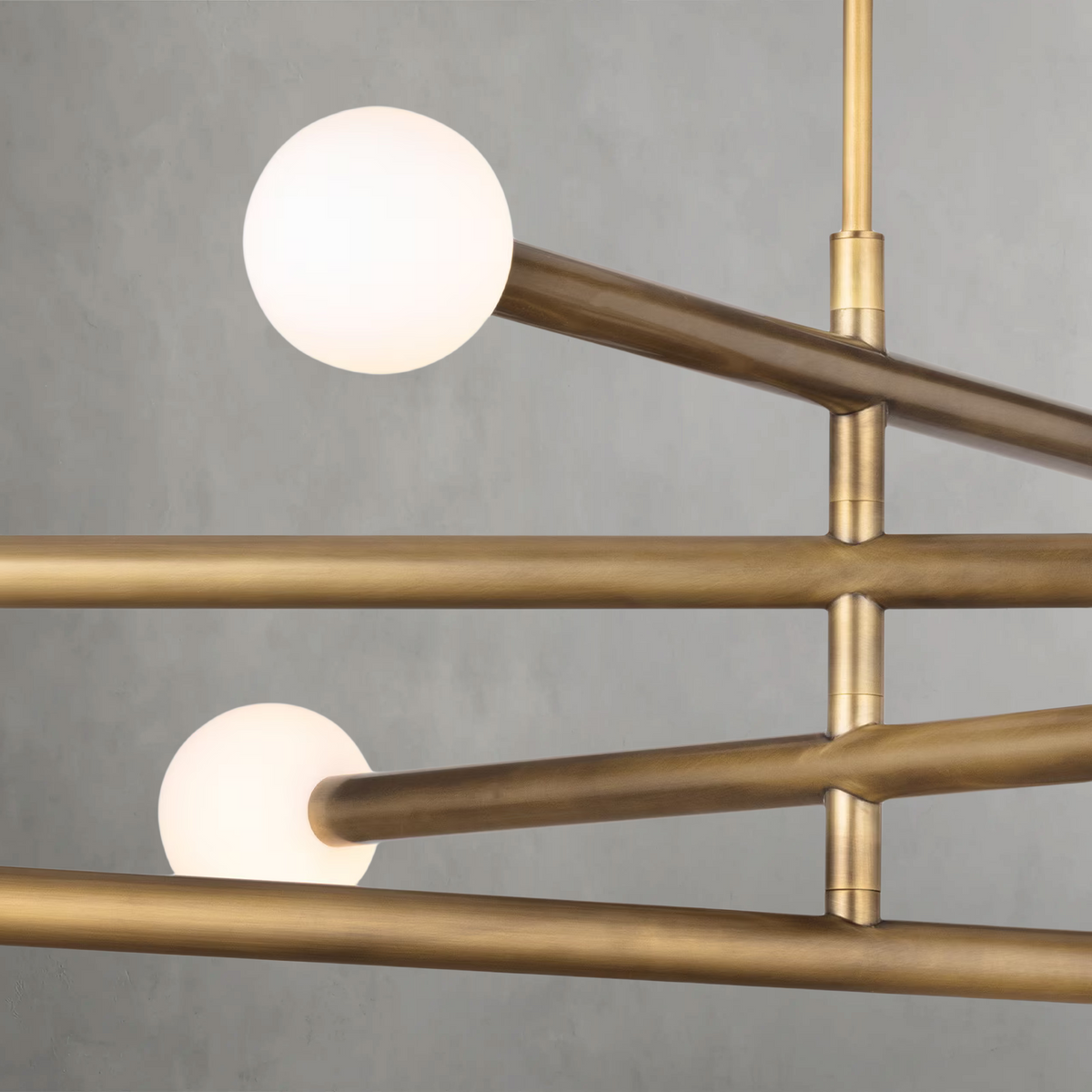 Montclair Chandelier, steel in polished nickel - view 10