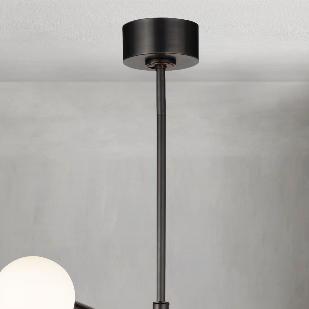 Montclair Chandelier, steel in polished nickel - view 11