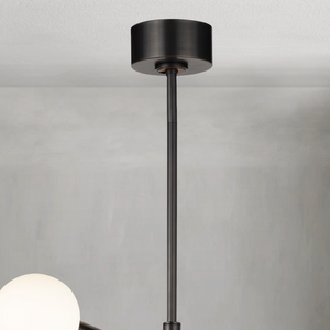 Montclair Chandelier, steel in polished nickel - view 11