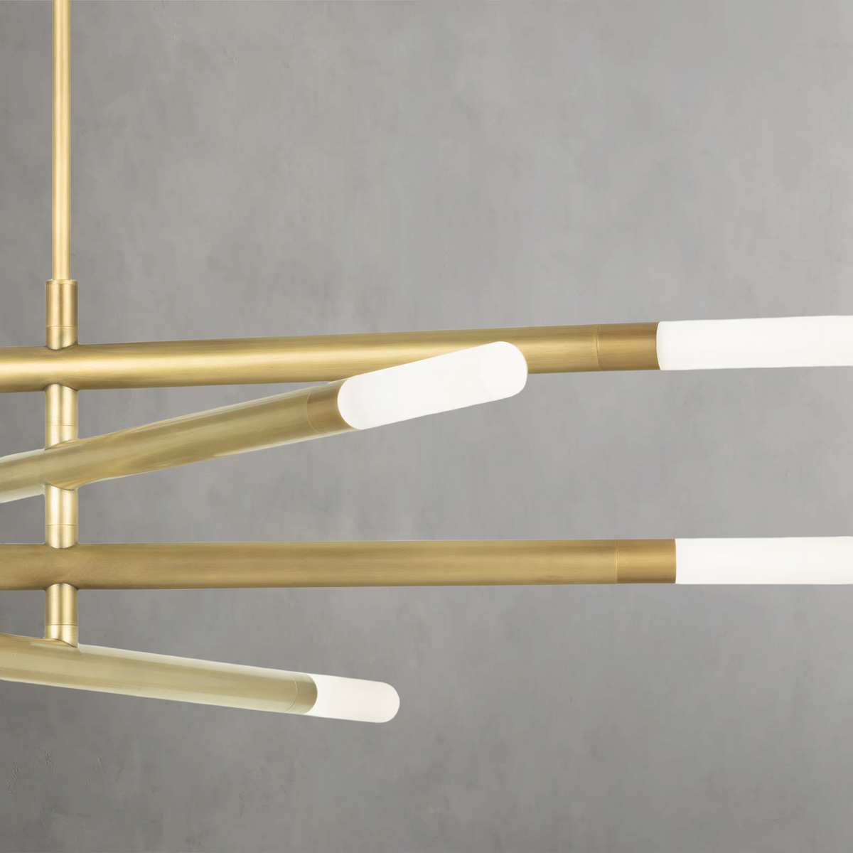 Arinelle Chandelier, steel in natural brass - view 4