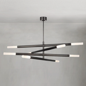 Arinelle Chandelier, steel in natural brass - view 9