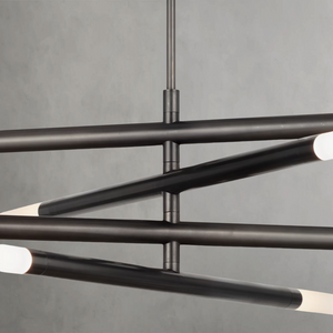 Arinelle Chandelier, steel in natural brass - view 11