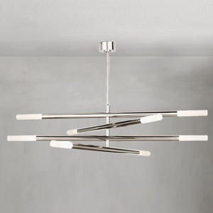 Arinelle Chandelier, steel in natural brass - view 14