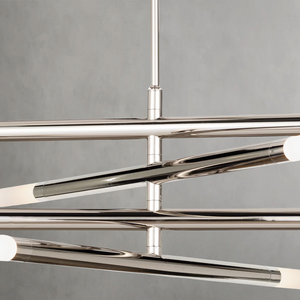 Arinelle Chandelier, steel in natural brass - view 16