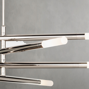 Arinelle Chandelier, steel in natural brass - view 17